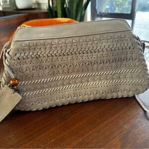 Suede Clutch by linea Pelle